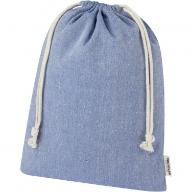 Logo trade corporate gifts picture of: Pheebs 150 g/m² GRS recycled cotton gift bag large 4L