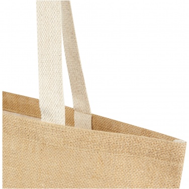 Logo trade promotional merchandise picture of: Juta 300 g/m² jute tote bag 12L