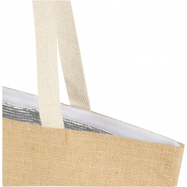 Logo trade business gift photo of: Juta 300 g/m² jute cooler tote bag 12L