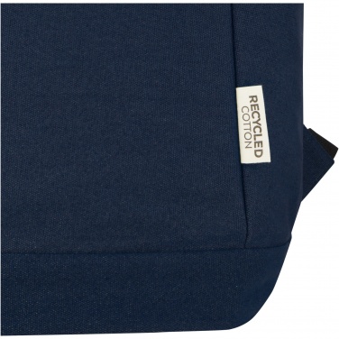 Logo trade promotional merchandise image of: Joey 15.6" GRS recycled canvas anti-theft laptop backpack 18L