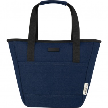Logo trade promotional gifts image of: Joey 9-can GRS recycled canvas lunch cooler bag 6L