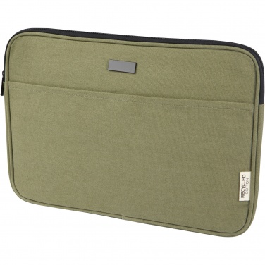 Logo trade promotional item photo of: Joey 14" GRS recycled canvas laptop sleeve 2L