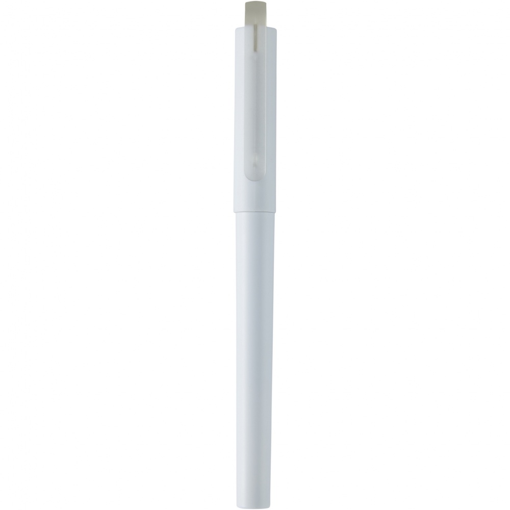 Logo trade promotional merchandise photo of: Mauna recycled PET gel rollerball pen