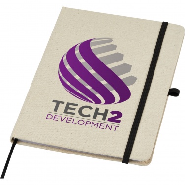 Logotrade promotional gift image of: Tutico organic cotton hardcover notebook
