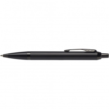 Logo trade business gifts image of: Parker IM achromatic ballpoint and rollerball pen set with gift box