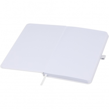 Logo trade promotional products picture of: Fabianna crush paper hard cover notebook