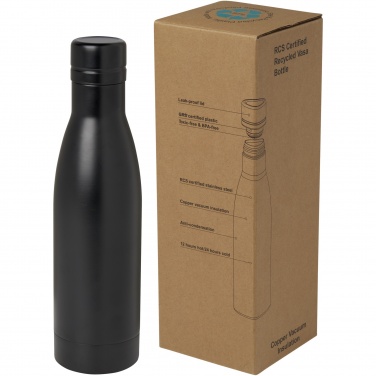 Logo trade promotional giveaways picture of: Vasa 500 ml RCS certified recycled stainless steel copper vacuum insulated bottle