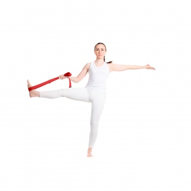 Logo trade promotional giveaways image of: Virabha RPET yoga strap