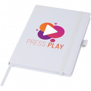 Logo trade promotional merchandise image of: Thalaasa ocean-bound plastic hardcover notebook