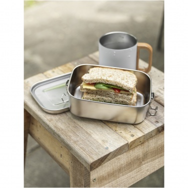 Logo trade corporate gifts image of: Titan recycled stainless steel lunch box