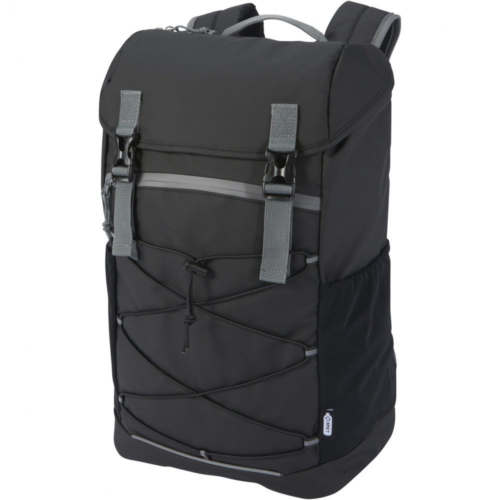 Logotrade promotional gift picture of: Aqua 15.6" GRS recycled water resistant laptop backpack 23L
