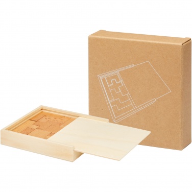Logo trade advertising product photo of: Bark wooden puzzle