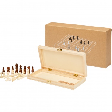 Logo trade business gifts image of: King wooden chess set