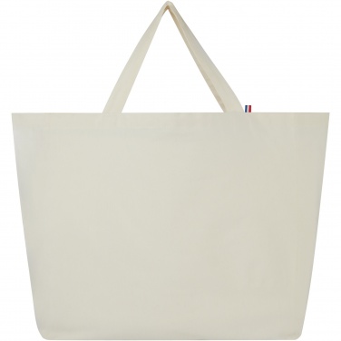 Logo trade promotional giveaways image of: Cannes 200 g/m2 recycled shopper tote bag 10L