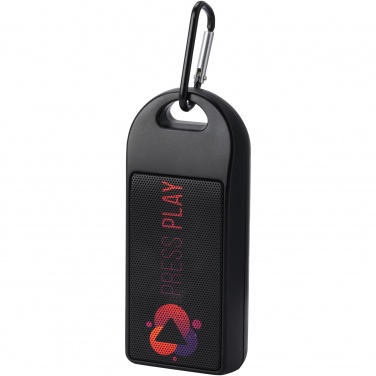 Logotrade promotional product image of: Omni 3W IPX4 RCS recycled plastic Bluetooth® speaker