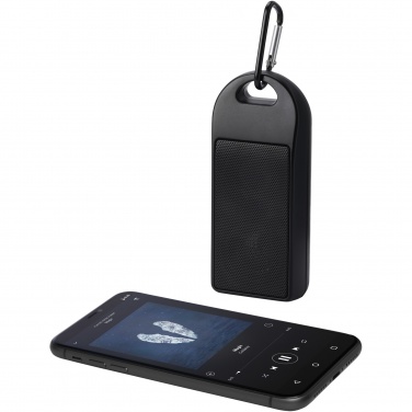 Logotrade promotional products photo of: Omni 3W IPX4 RCS recycled plastic Bluetooth® speaker