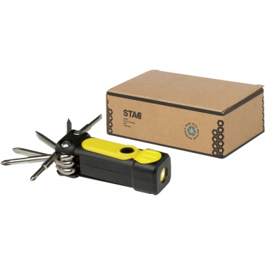 Logotrade corporate gift picture of: Octo 8-in-1 RCS recycled plastic screwdriver set with torch