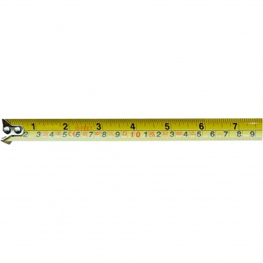 Logo trade business gift photo of: Rule 5-metre RCS recycled plastic measuring tape