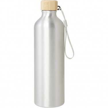 Logo trade promotional product photo of: Malpeza 770 ml RCS certified recycled aluminium water bottle