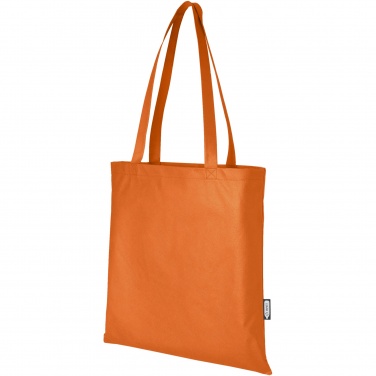 Logo trade promotional product photo of: Zeus GRS recycled non-woven convention tote bag 6L