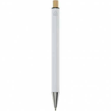 Logotrade corporate gift picture of: Cyrus recycled aluminium ballpoint pen (blue ink)