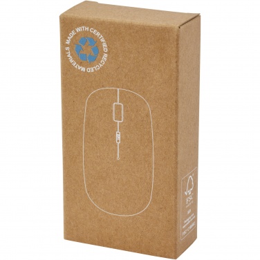 Logotrade promotional merchandise photo of: Menlo RCS recycled plastic wireless mouse 