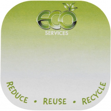 Logo trade promotional giveaways picture of: Sticky-Mate® square-shaped recycled sticky notes with rounded corners