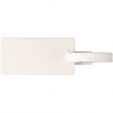 Logo trade promotional giveaway photo of: River recycled window luggage tag