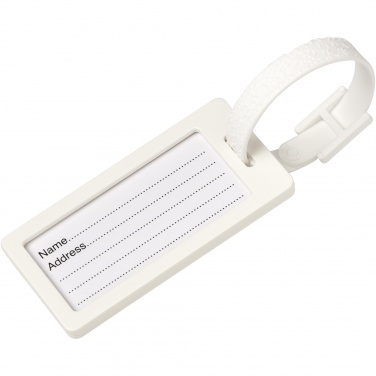 Logo trade promotional items picture of: River recycled window luggage tag