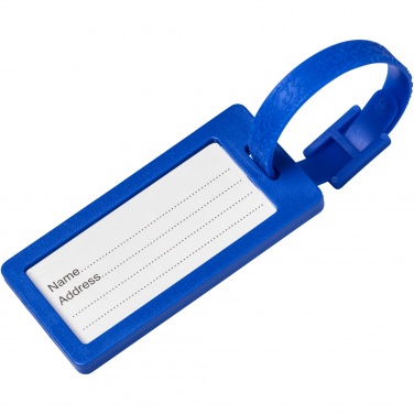 Logotrade promotional gift picture of: River recycled window luggage tag