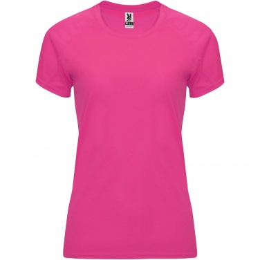 Logo trade promotional products image of: Bahrain short sleeve women's sports t-shirt
