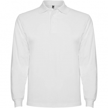 Logo trade corporate gifts picture of: Estrella long sleeve men's polo