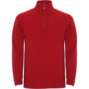Logo trade promotional giveaways image of: Himalaya men's quarter zip fleece jacket