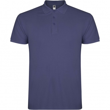 Logo trade promotional giveaways picture of: Star short sleeve men's polo