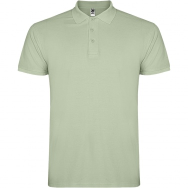 Logo trade promotional giveaways picture of: Star short sleeve men's polo