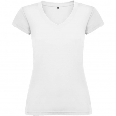 Logo trade promotional product photo of: Victoria short sleeve women's v-neck t-shirt