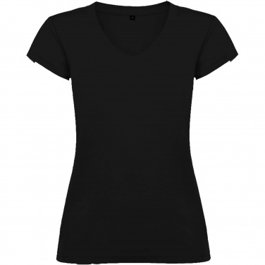 Logo trade promotional item photo of: Victoria short sleeve women's v-neck t-shirt