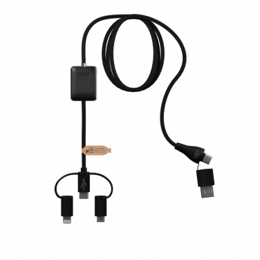 Logotrade promotional merchandise photo of: SCX.design C48 CarPlay 5-in-1 charging cable 