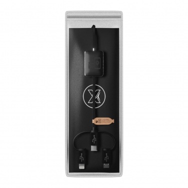Logotrade promotional items photo of: SCX.design C48 CarPlay 5-in-1 charging cable 