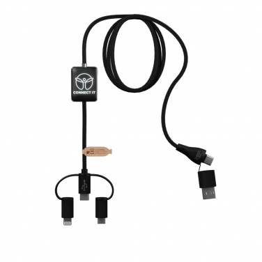 Logo trade advertising product photo of: SCX.design C48 CarPlay 5-in-1 charging cable 