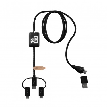 Logotrade promotional gift image of: SCX.design C48 CarPlay 5-in-1 charging cable 