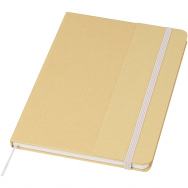 Logotrade promotional merchandise image of: Nelida A5 recycled cardboard hard cover notebook