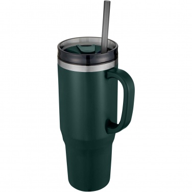 Logotrade promotional item image of: Melbourne 1200 ml RCS certified insulated tumbler with straw