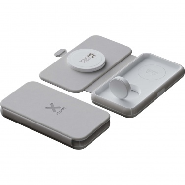 Logo trade advertising products image of: Xtorm XWF31 15W foldable 3-in-1 wireless travel charger