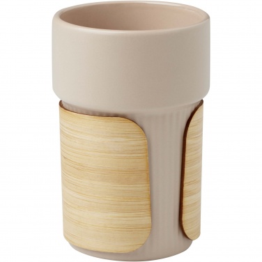 Logotrade promotional merchandise image of: Tumbler Fika 340 ml with bamboo sleeve