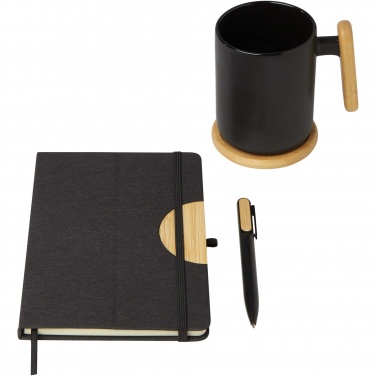 Logotrade promotional giveaway image of: Laura A5 hard cover notebook and ballpoint pen gift set