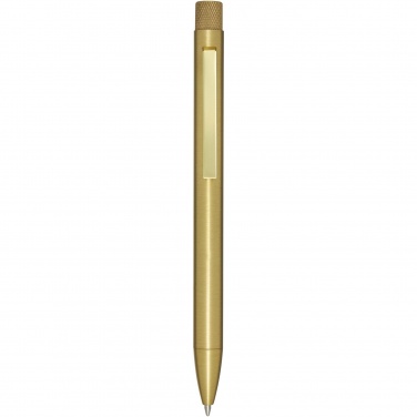 Logotrade promotional product image of: Beatriz recycled brass ballpoint pen