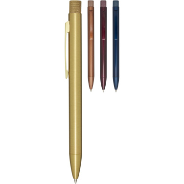 Logo trade promotional gifts image of: Beatriz recycled brass ballpoint pen
