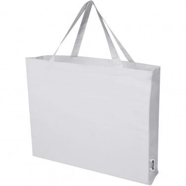 Logo trade corporate gift photo of: Odessa 220 g/m² GRS recycled cotton large tote bag
