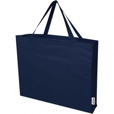Logotrade advertising product image of: Odessa 220 g/m² GRS recycled cotton large tote bag